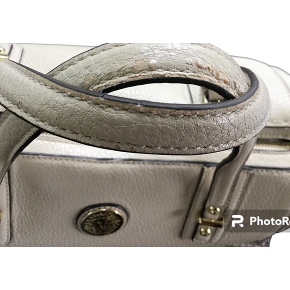 Anne Klein, vintage tote bag, beige, medium size. - Picture 4 of 6